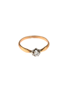 Rose gold engagement ring DRS01-10-02