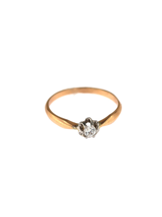 Rose gold engagement ring DRS01-10-02