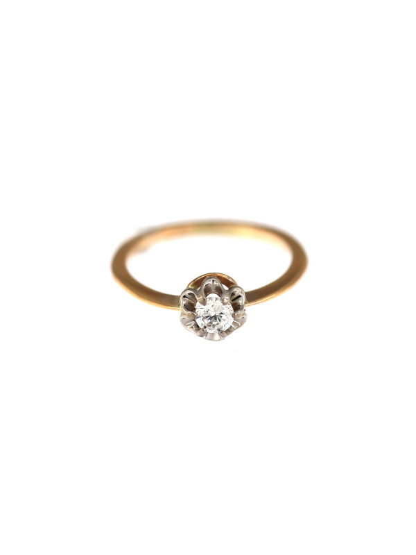 Rose gold engagement ring DRS01-10-04