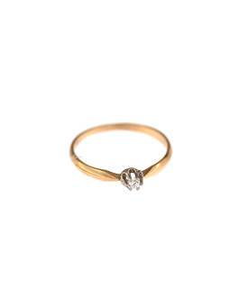 Rose gold engagement ring DRS01-10-05