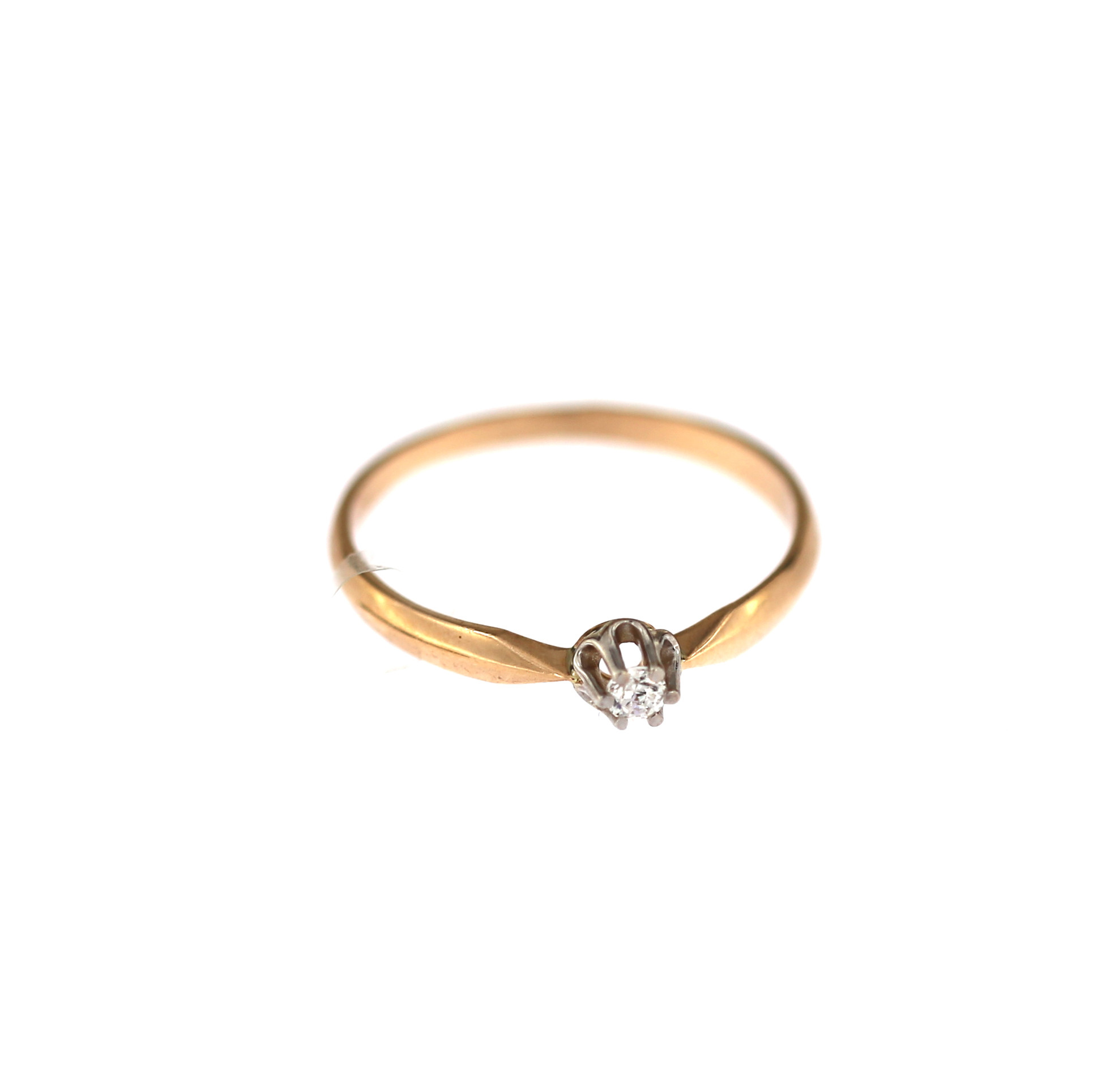Rose gold engagement ring DRS01-10-05