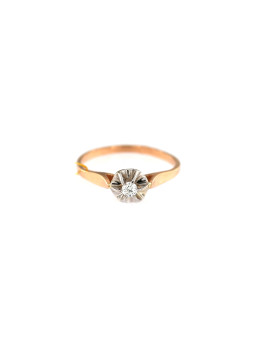 Rose gold engagement ring DRS01-10-09