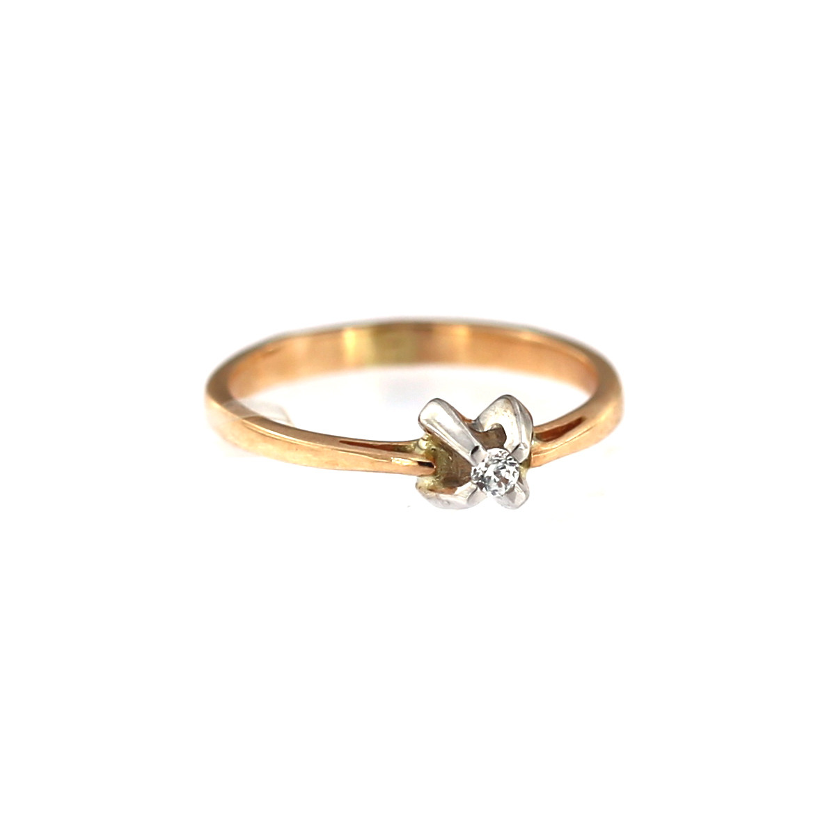 Rose gold engagement ring DRS01-11-01