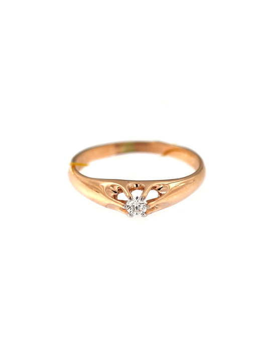 Rose gold engagement ring DRS01-11-05