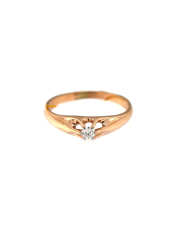 Rose gold engagement ring DRS01-11-05