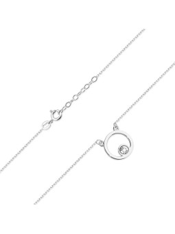 White gold diamond pendant necklace CPBR07-06