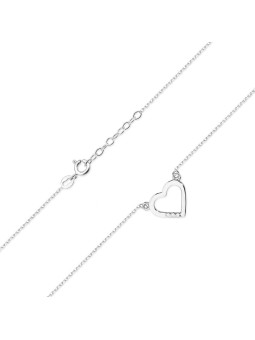White gold diamond pendant necklace CPBR11-05