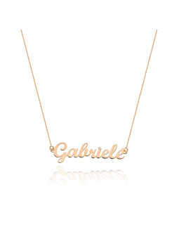 Auksinė grandinėlė su briliantu CPRR15-GAB