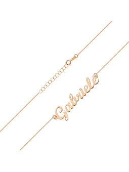 Auksinė grandinėlė su briliantu CPRR15-GAB