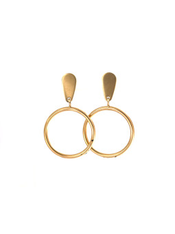 Yellow gold drop earrings BGV11-03-15