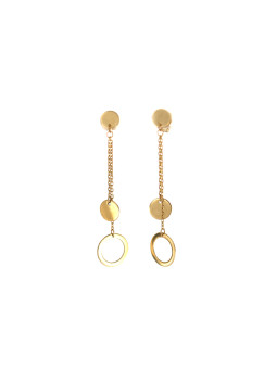 Yellow gold drop earrings BGV11-03-16