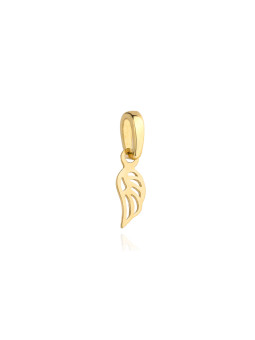 Yellow gold wing pendant AGF16-03