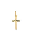 Yellow gold cross pendant AGK01-36 
