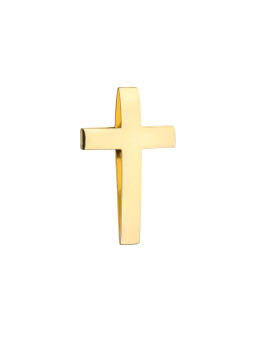Yellow gold cross pendant AGK05-09