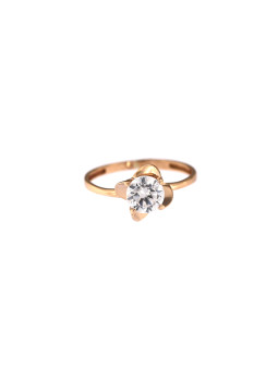 Rose gold engagement ring DRS01-12-08
