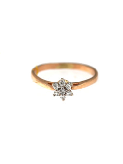 Rose gold zirconia ring DRS01-13-04