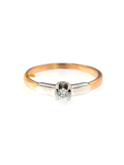 Rose gold engagement ring DRS01-14-05