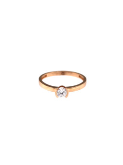 Rose gold engagement ring DRS01-14-08
