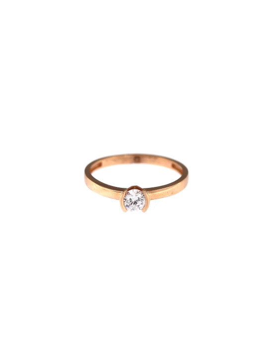 Rose gold engagement ring DRS01-14-08