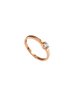 Rose gold engagement ring DRS01-14-09