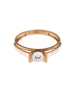 Rose gold engagement ring DRS01-15-01