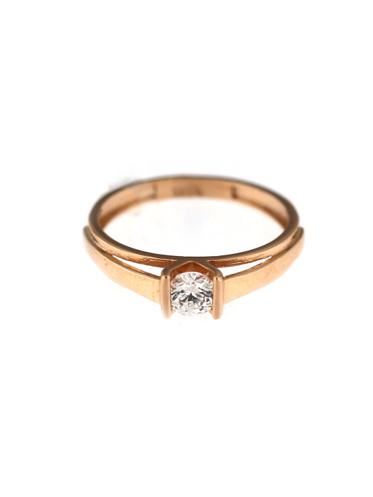 Rose gold engagement ring DRS01-15-02