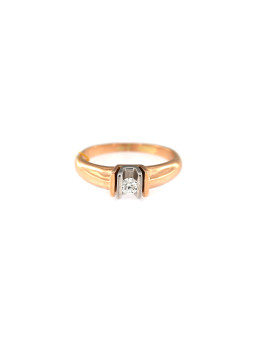 Rose gold engagement ring DRS01-15-07