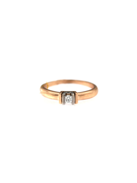 Rose gold engagement ring DRS01-15-09