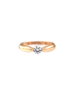 Rose gold engagement ring DRS01-16-04 16MM