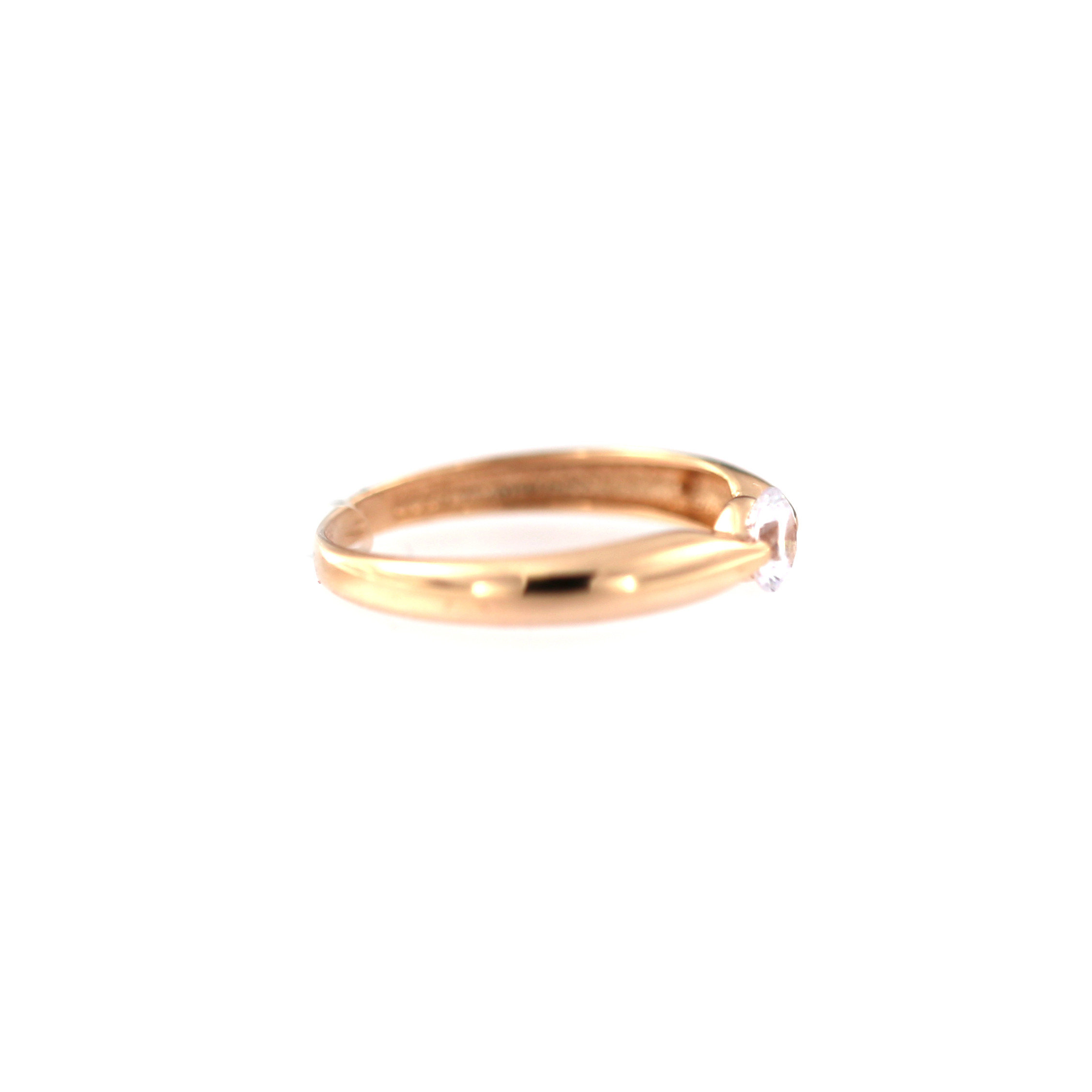 Rose gold engagement ring DRS01-16-04 16MM