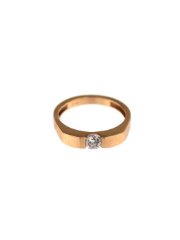 Rose gold engagement ring DRS01-16-05