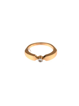 Rose gold engagement ring DRS01-16-06