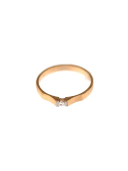 Rose gold engagement ring DRS01-16-08