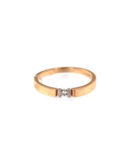 Rose gold engagement ring DRS01-16-10