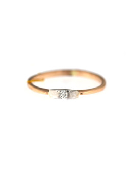 Rose gold engagement ring DRS01-16-13