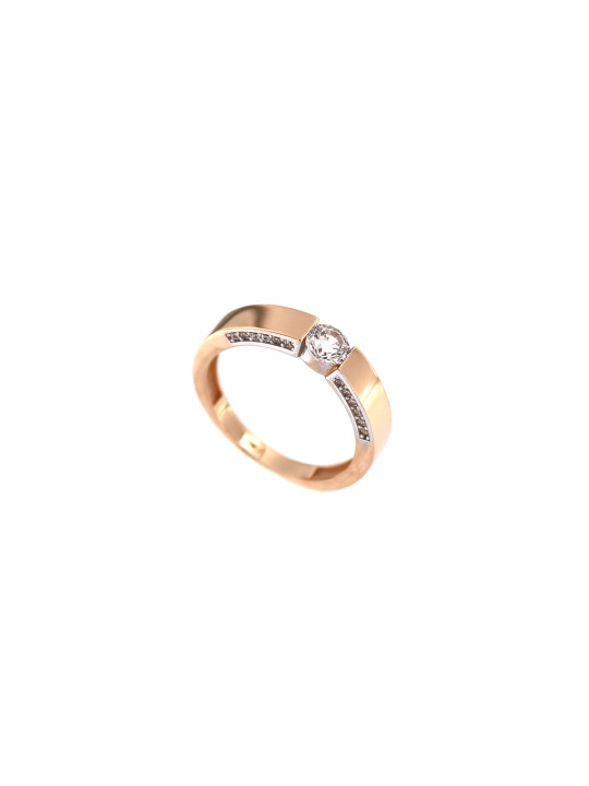 Auksinis sužadėtuvių žiedas DRS01-16-24 16.5MM
