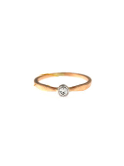 Rose gold engagement ring DRS01-17-16