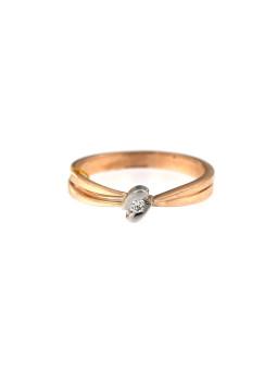 Rose gold engagement ring DRS01-17-17