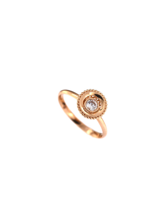 Rose gold engagement ring DRS01-17-21