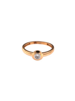 Rose gold engagement ring DRS01-17-22