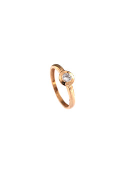 Rose gold engagement ring DRS01-17-22