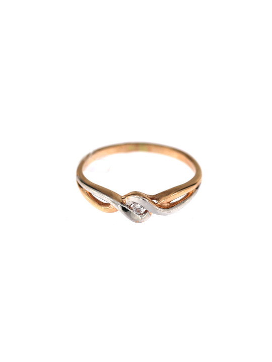 Rose gold zirconia ring DRS01-20-01