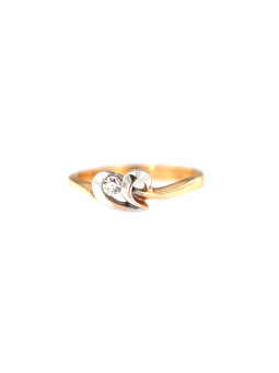 Rose gold zirconia ring DRS01-20-03
