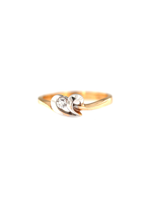 Rose gold zirconia ring DRS01-20-03