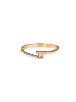 Rose gold engagement ring DRS01-21-11
