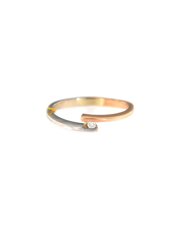 Rose gold engagement ring DRS01-21-11