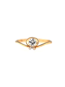 Rose gold zirconia ring DRS01-22-07