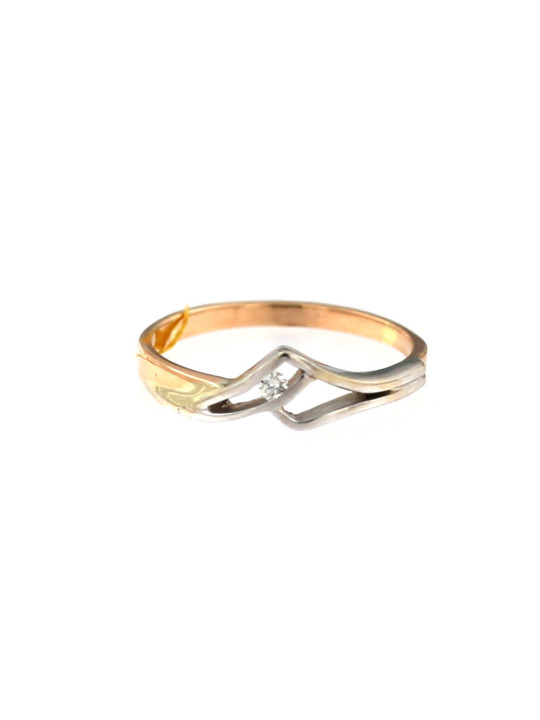 Rose gold zirconia ring DRS01-22-10