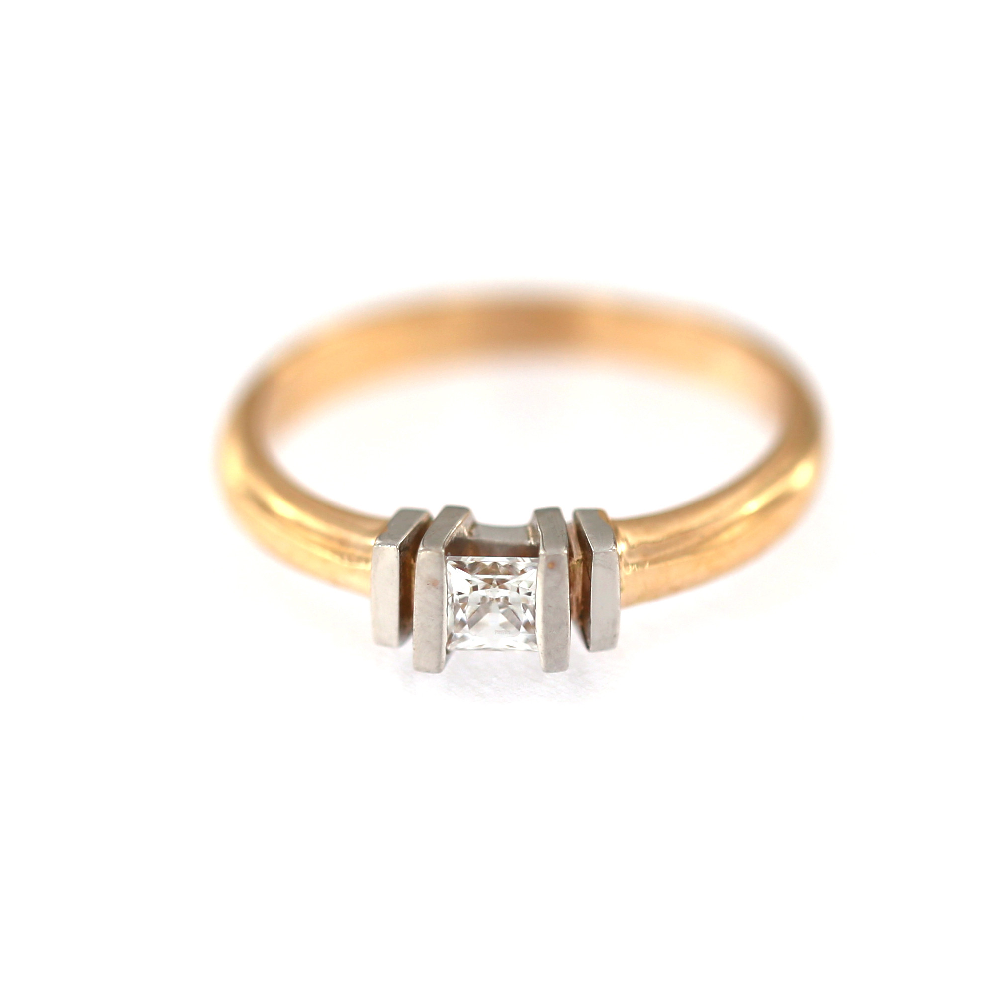 Rose gold engagement ring DRS01-25-02