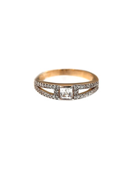 Rose gold engagement ring DRS03-01-03